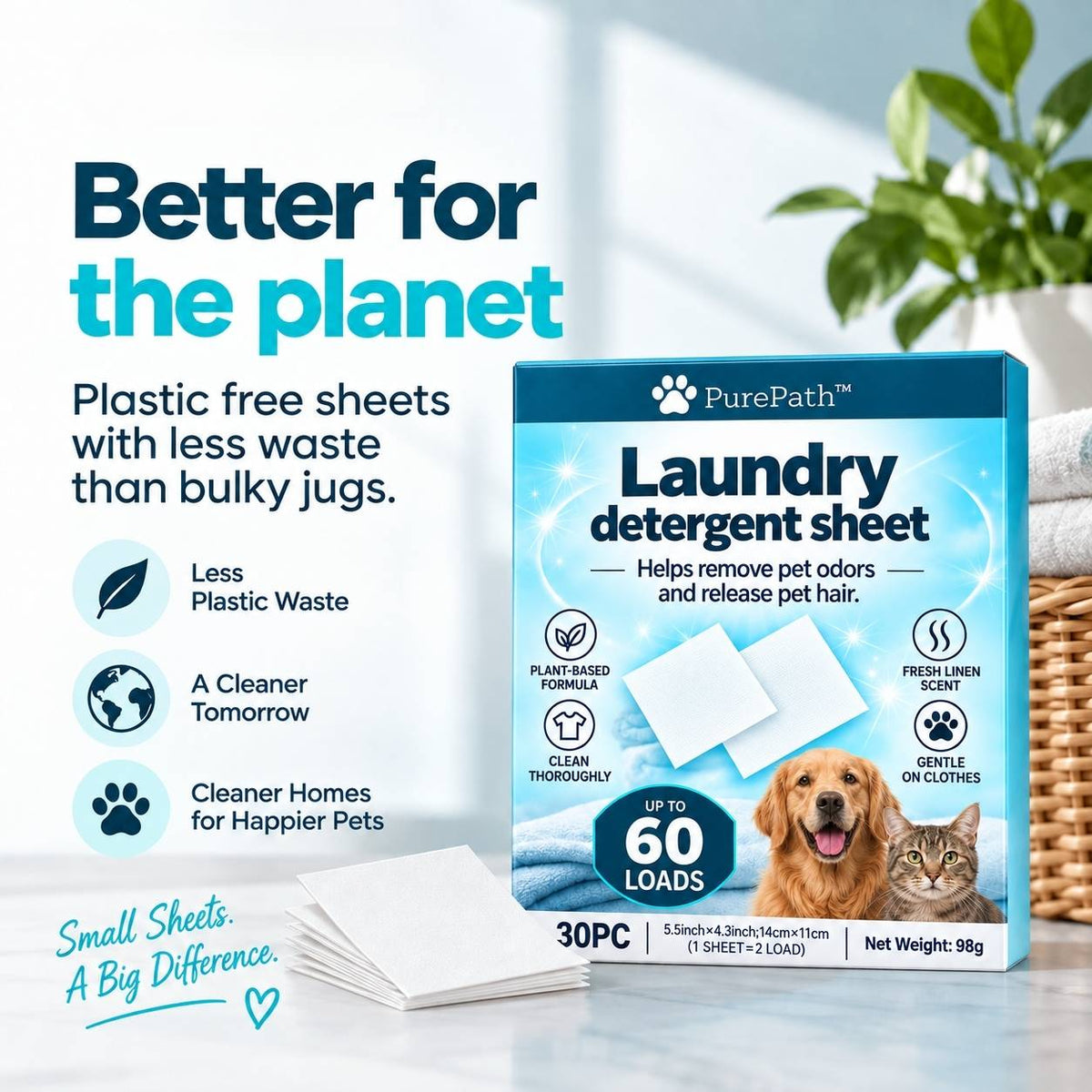 PurePath™ Laundry Detergent Sheets